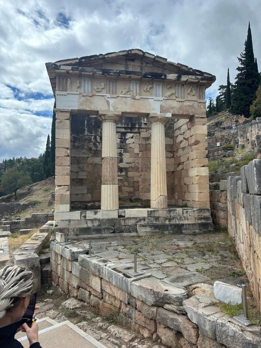 Schatzhaus der Athener in Delphi